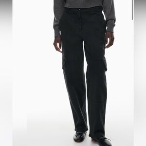 aritzia wilfred maeve cargo pants in black